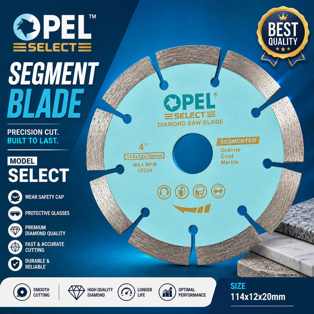 OPEL SELECT 5213 - SEG 4"-10MMX9T DIAMOND SAW BLADE