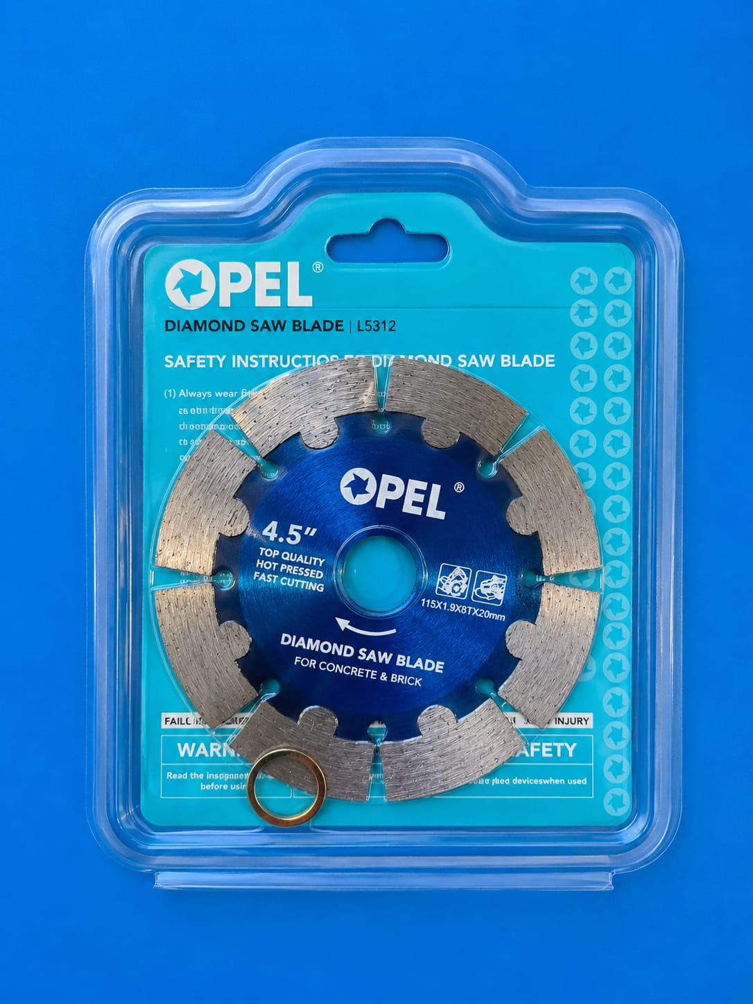 OPEL 5388 - SEG BLADE 4.5"X115MMX15MMX8T