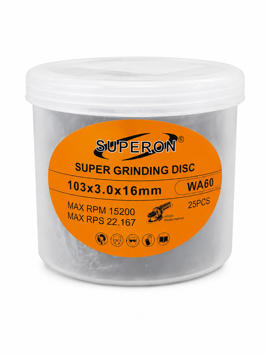 SuperOrange Flexi WA 36G Green Wheel - 4" (103 x 3 x 16)