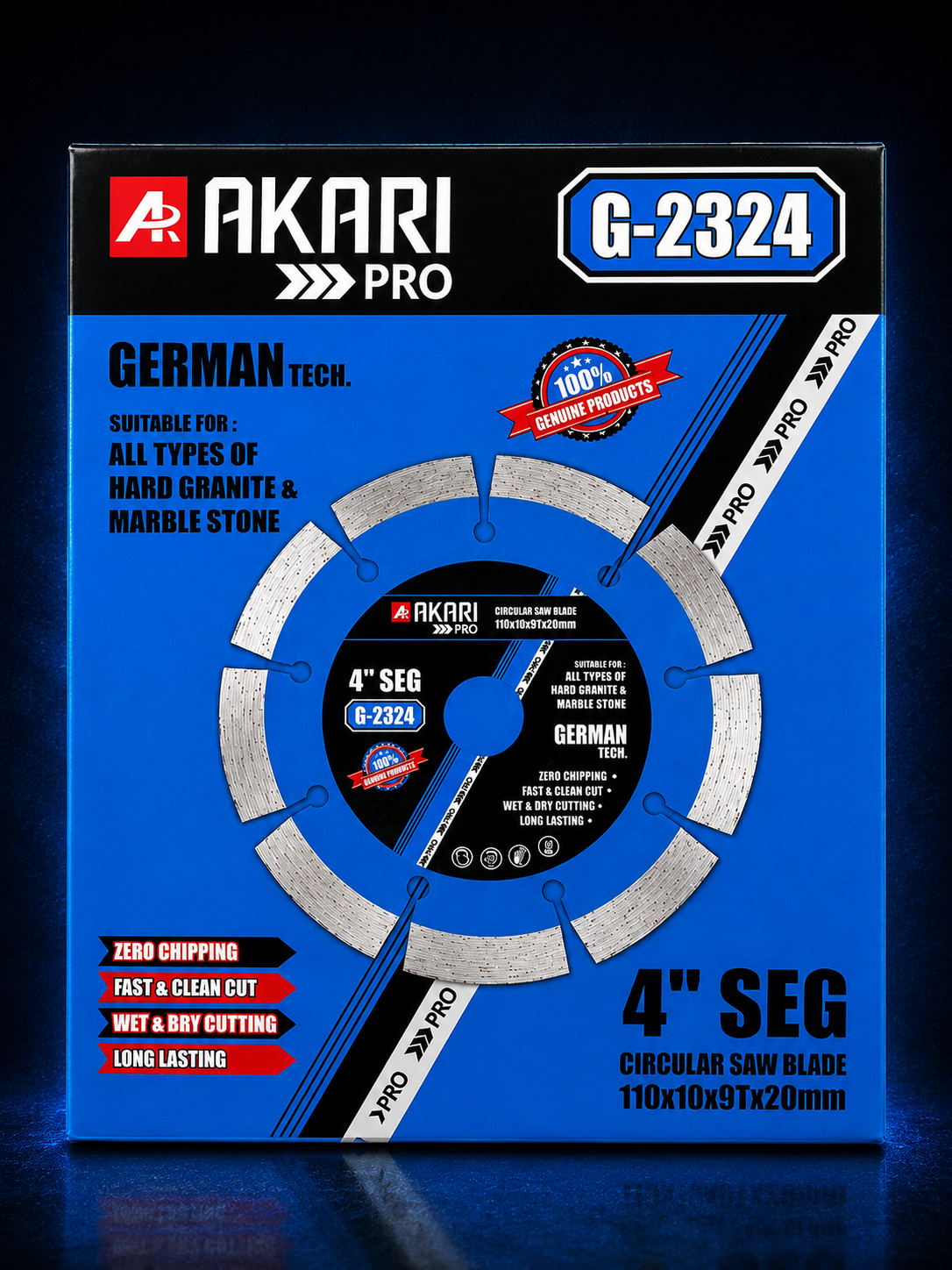Akari G-2324 Segment Diamond Blade