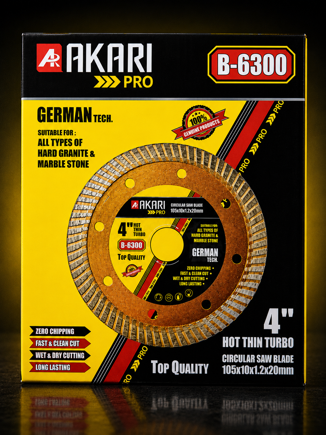 Akari B-6300 Thin Turbo Blade